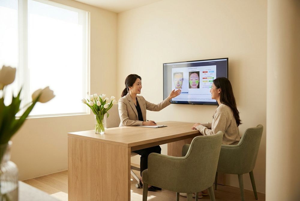 A Korean clinic consultation room